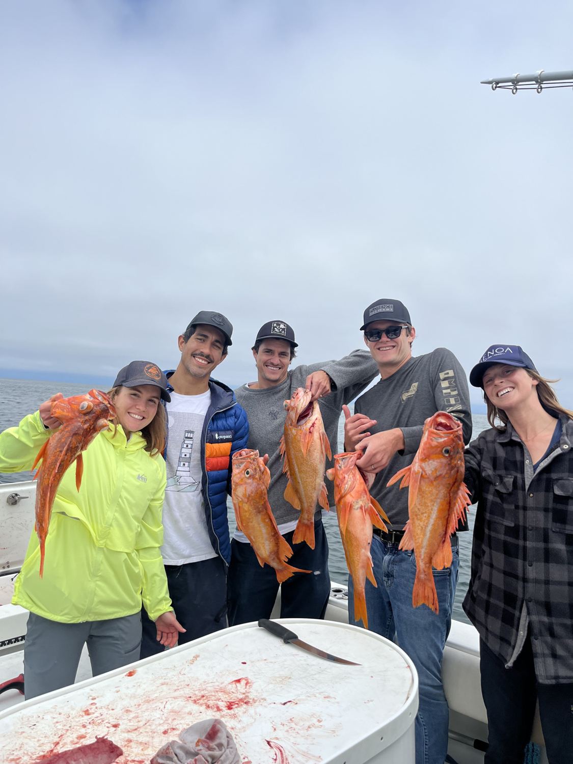 Monterey Bay catch aboard Last Meal Sportfishing