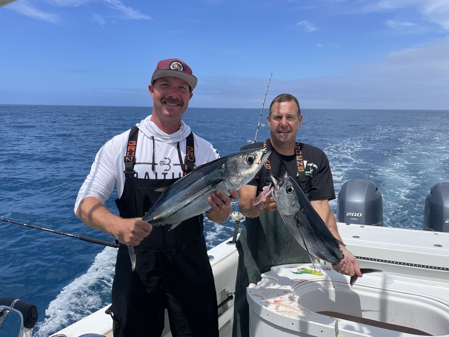 Offshore salmon caught on Monterey Bay