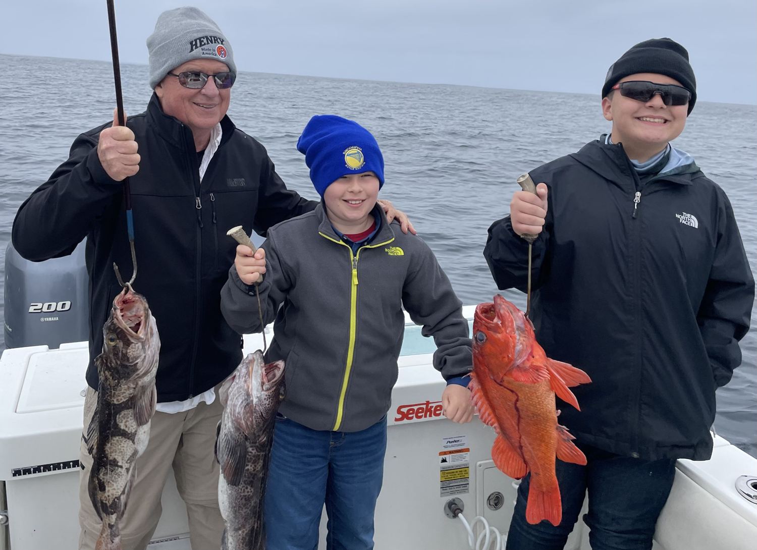 Monterey Bay catch aboard Last Meal Sportfishing