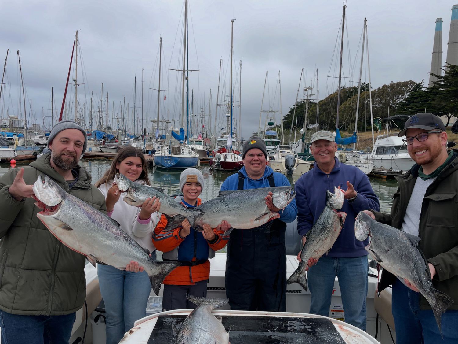 Monterey Bay catch aboard Last Meal Sportfishing