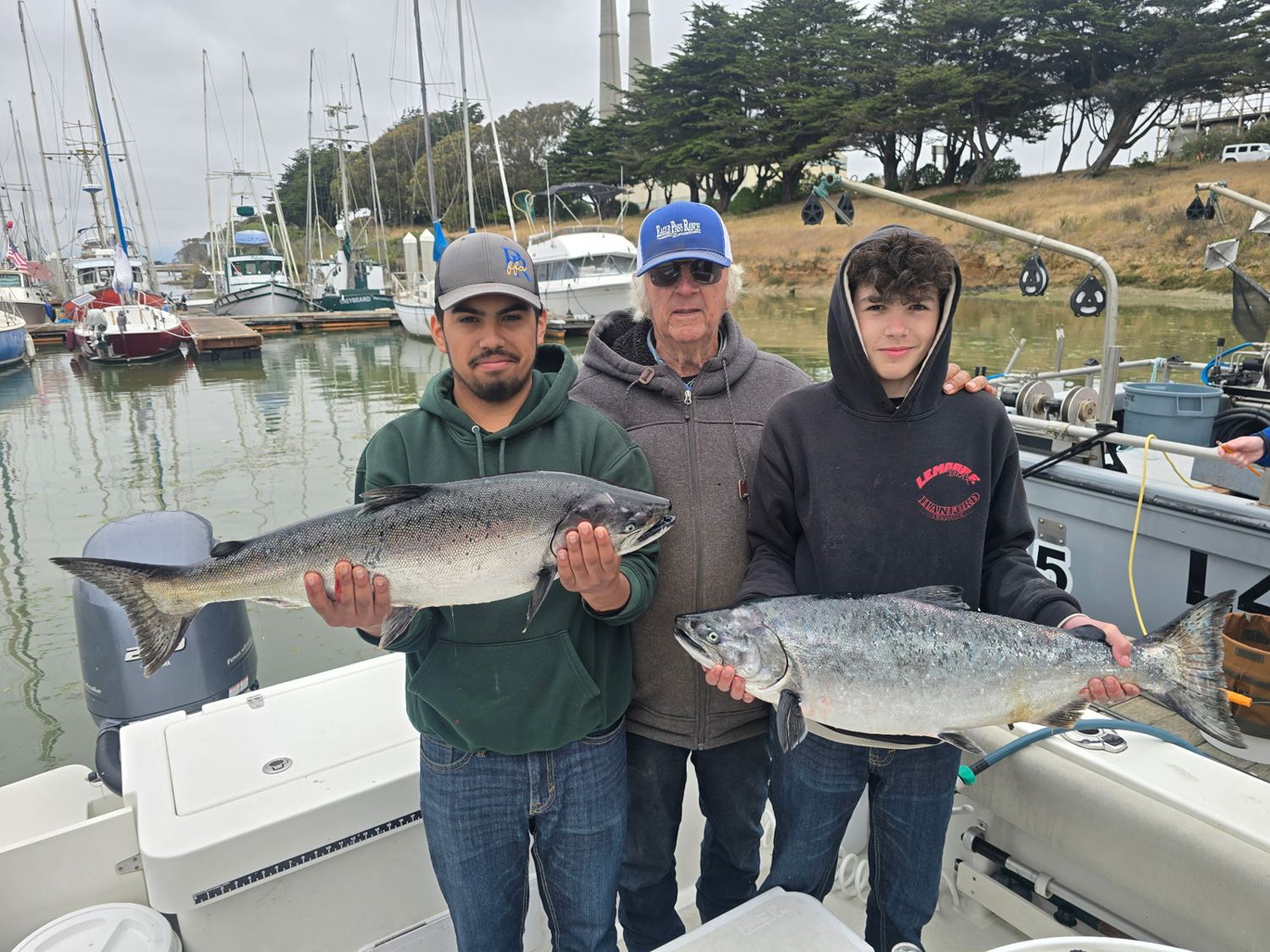 Monterey Bay catch aboard Last Meal Sportfishing